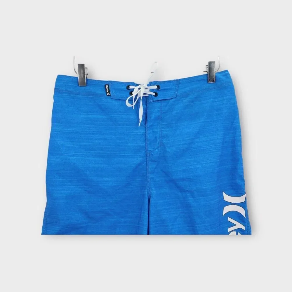 Hurley Sylo Stretch Boardshort Size 30 Blue Swiming Trunk Shorts